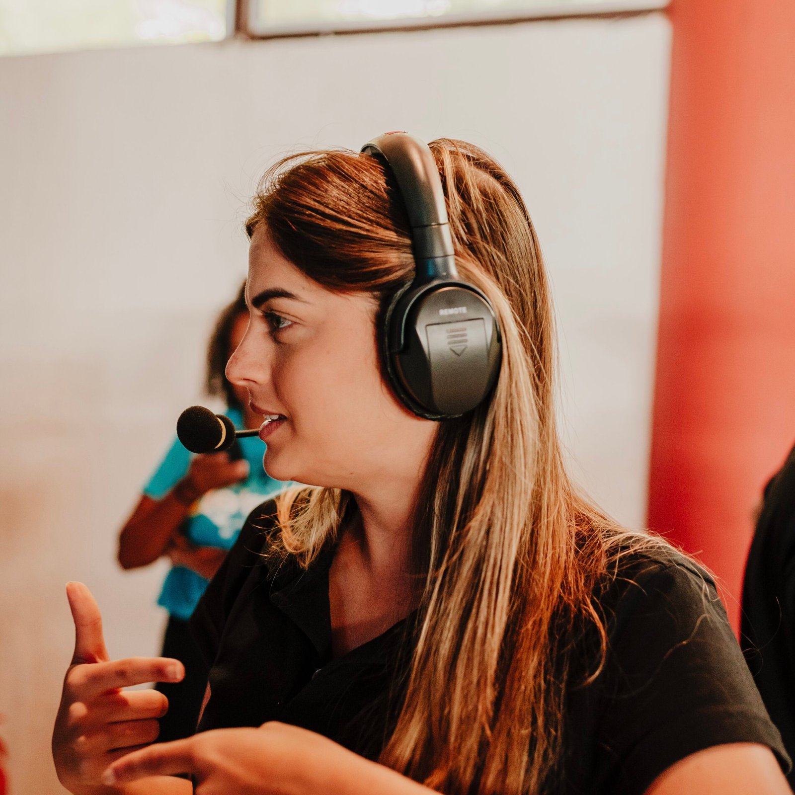 Produção com clearcom