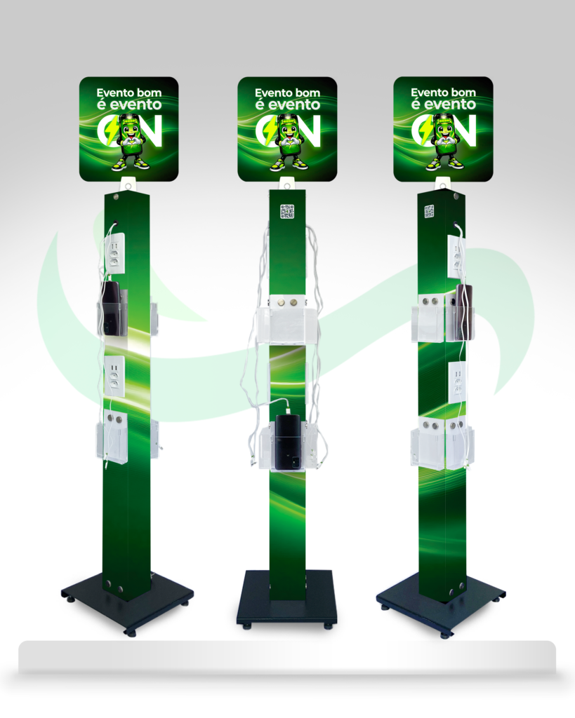 Eventos no Brasil - Totem Carregador
