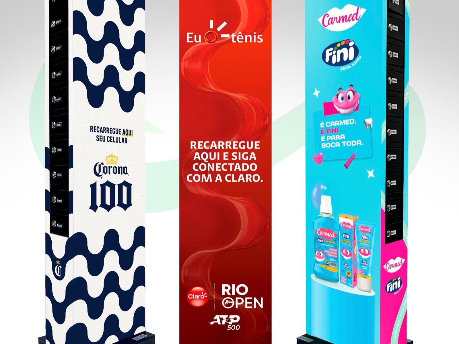 Totem Carregador Locker Chave