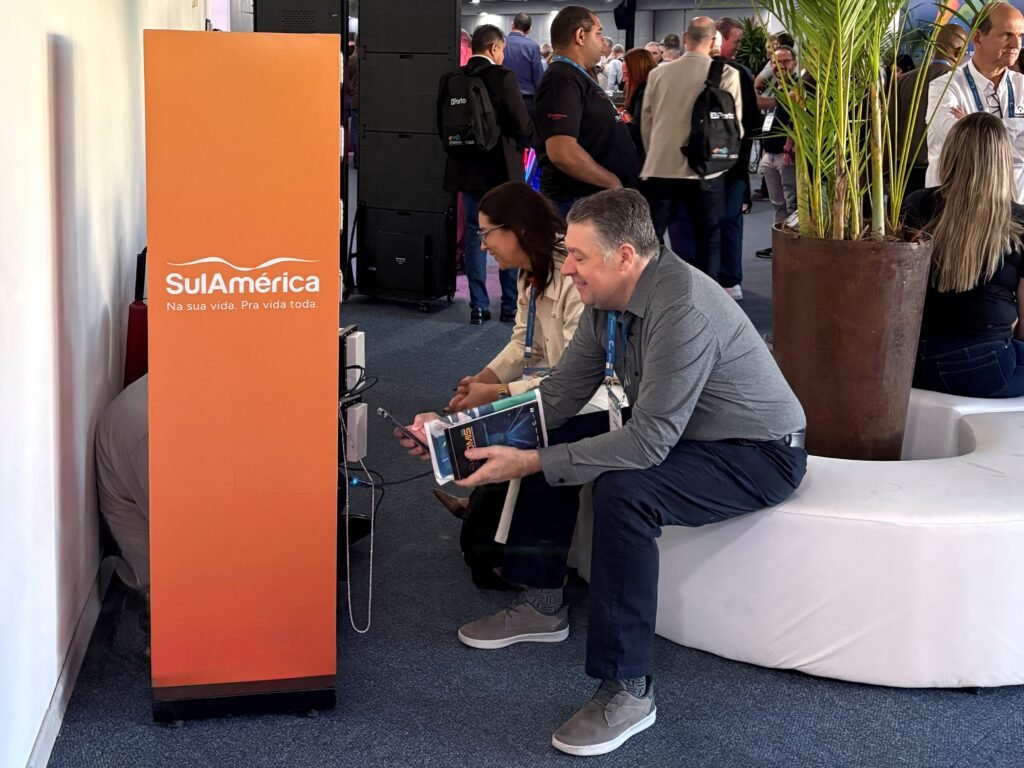 Locker Senha personalizado SulAmérica no Congresso Brasileiro dos Corretores