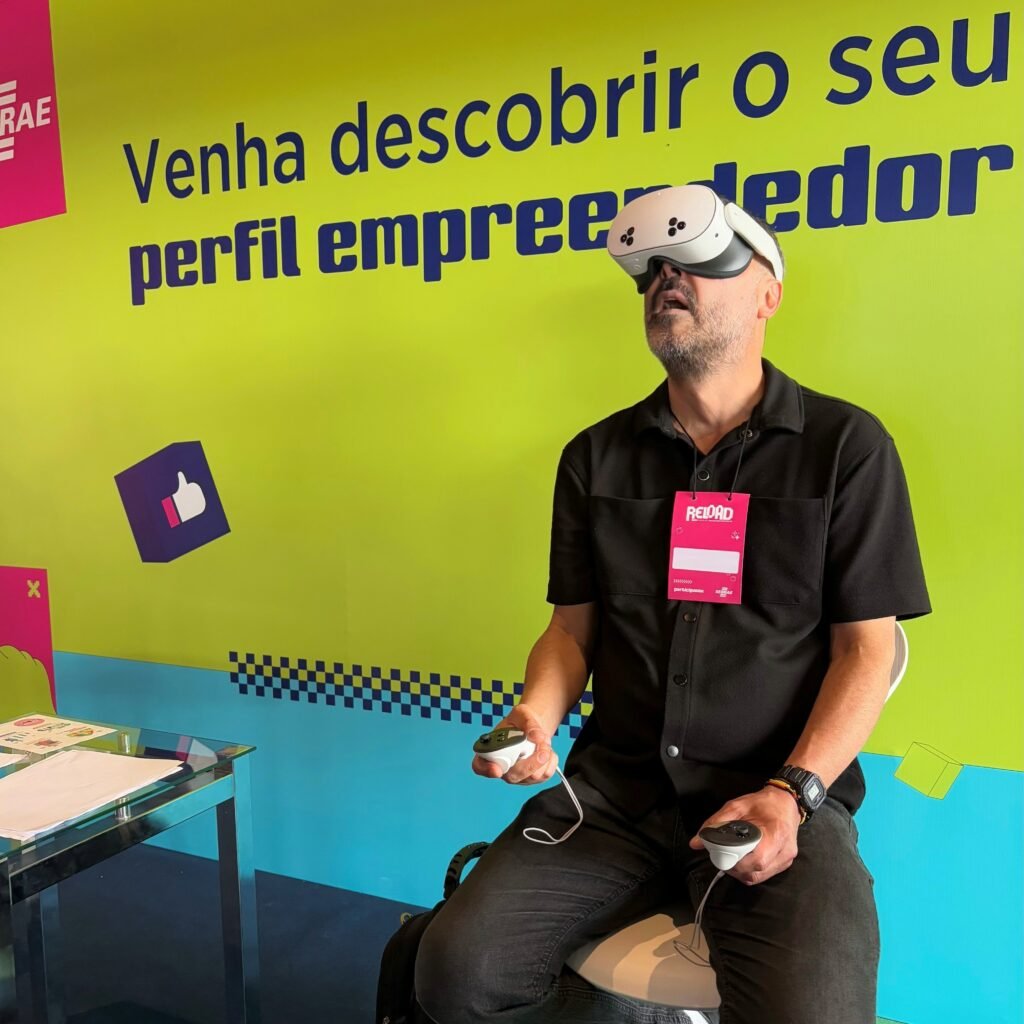 Uso de realidade virtual como tecnologia em evento do Sebrae