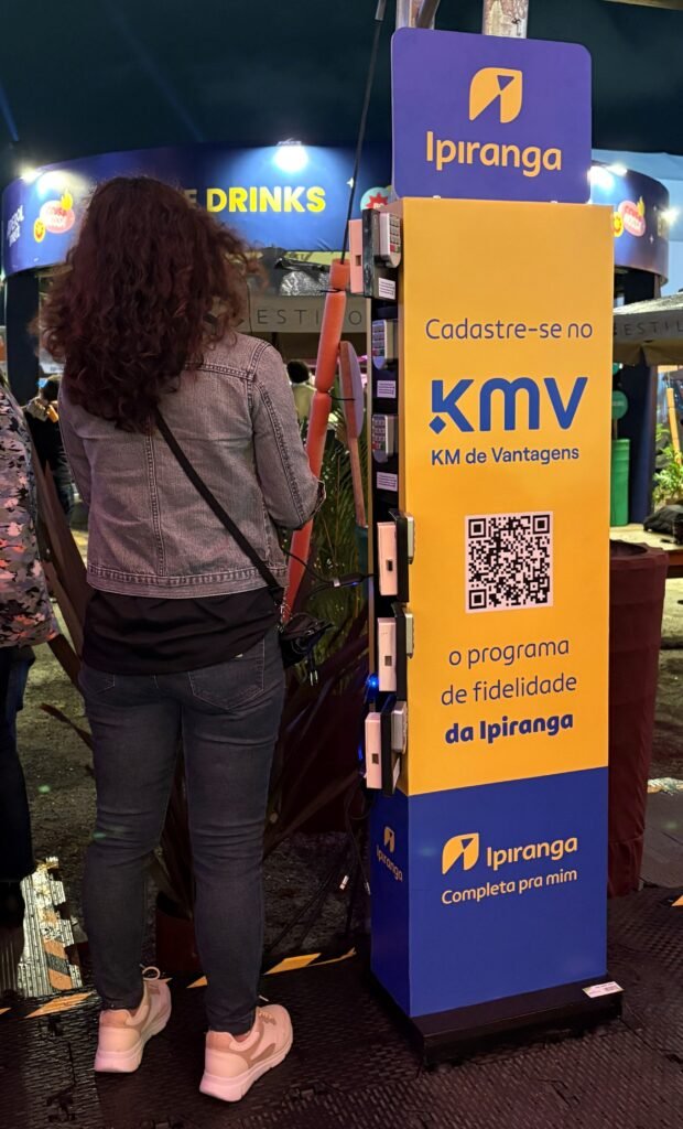 Locker Senha personalizada Ipiranga instalada no Rio Gastronomia 2026
