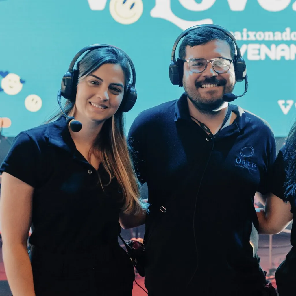 Produção usando ClearCom em evento