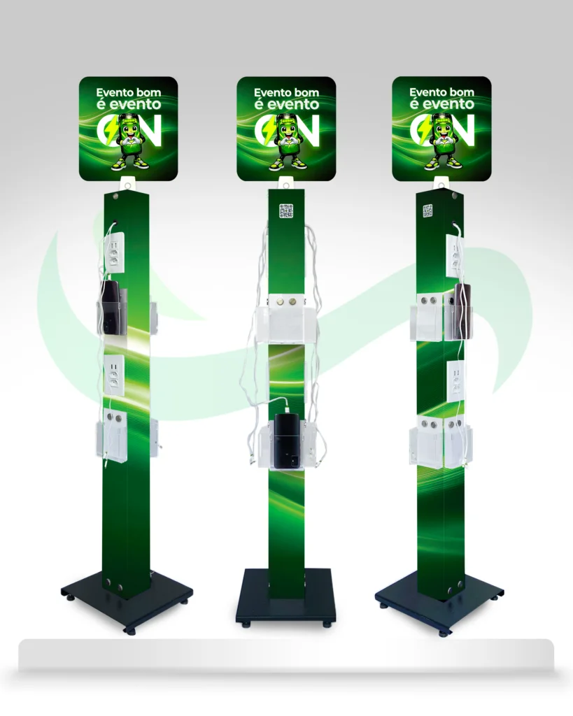 Eventos no Brasil - Totem Carregador